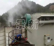 安裝好的布袋倉(cāng)頂除塵器